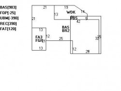275 Winchester St, Newton MA  02461-2042 floor plan