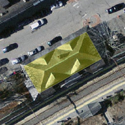 70 Union St, Newton MA  02459-2223 aerial view