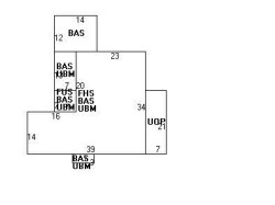 47 Carleton St, Newton MA 02458-1604 floor plan