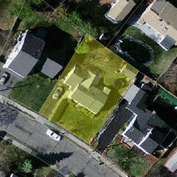 17 Hanson Rd, Newton MA 02459-3516 aerial view