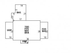 41 Fellsmere Rd, Newton MA  02459-1339 floor plan