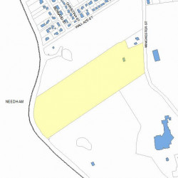 525 Winchester St, Newton MA  02461-2012 plot plan