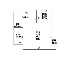 155 Valentine St, Newton MA  02465-3029 floor plan