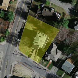 78 Waverley Ave, Newton MA 02458-2135 aerial view