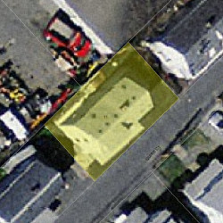 11 Quirk Ct, Newton MA  02458-1224 aerial view