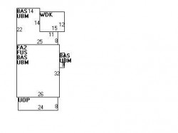 46 Oakland Ave, Newton MA  02466-1705 floor plan