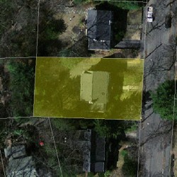 19 Fairfield St, Newton MA  02460-2107 aerial view