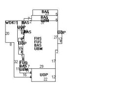 43 Prince St, Newton MA  02465-2610 floor plan