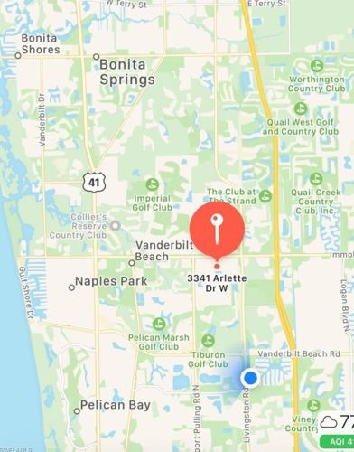 3341 Arlette Dr, Naples FL 34109-1512 exterior