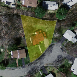 30 Cannon St, Newton MA  02461-2115 aerial view