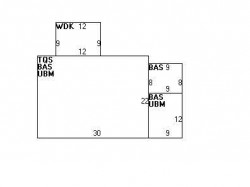 134 Winchester St, Newton MA  02461-2130 floor plan