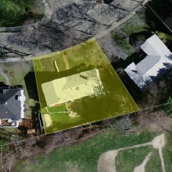 42 Clifton Rd, Newton MA 02459-3147 aerial view