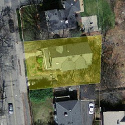 232 Melrose St, Newton MA 02466-1119 aerial view