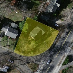 693 Centre St, Newton MA 02458-2342 aerial view