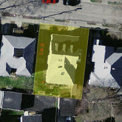 6 Nottingham St, Newton MA 02459-1613 aerial view