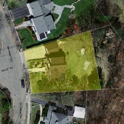 38 Wauwinet Rd, Newton MA 02465-2957 aerial view