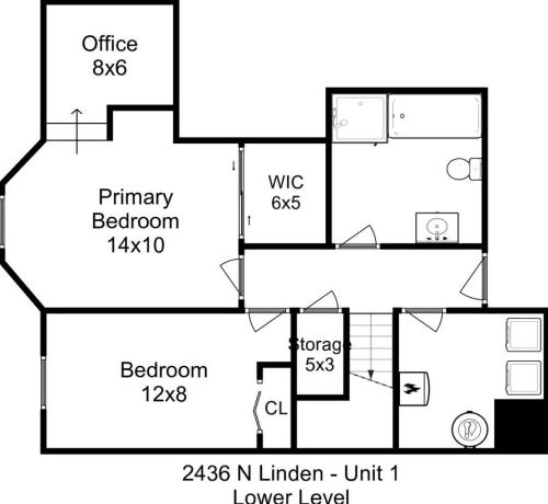 2436 Linden Pl, Chicago IL  60647-2625 exterior