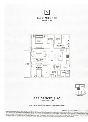 1400 Monroe St, Chicago IL  60607-2590 exterior