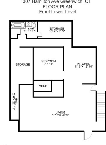 307 Hamilton Ave, Greenwich CT 06830-6180 exterior