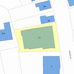 405 Langley Rd, Newton MA  02459-2363 plot plan