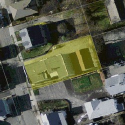 78 Dalby St, Newton MA  02458-1066 aerial view