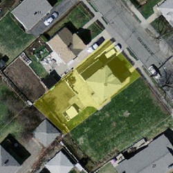 19 Colonial Ave, Newton MA 02460-1214 aerial view