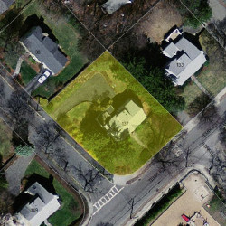 137 Temple St, Newton MA 02465-2315 aerial view