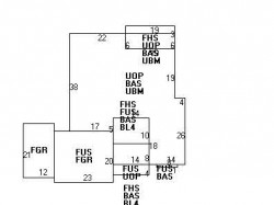 7 Deborah Rd, Newton MA  02459-2837 floor plan