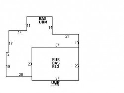 443 Wolcott St, Newton MA  02466-1520 floor plan