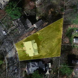 36 Rockledge Rd, Newton MA 02461-1800 aerial view