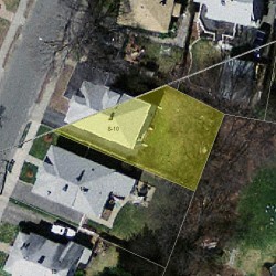 10 Falmouth Rd, Newton MA  02465-1119 aerial view