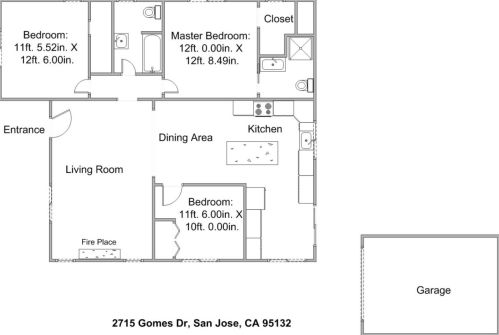 2715 Gomes Dr, San Jose, CA 95132-2221