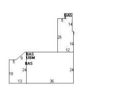351 Winchester St, Newton MA 02461-2047 floor plan