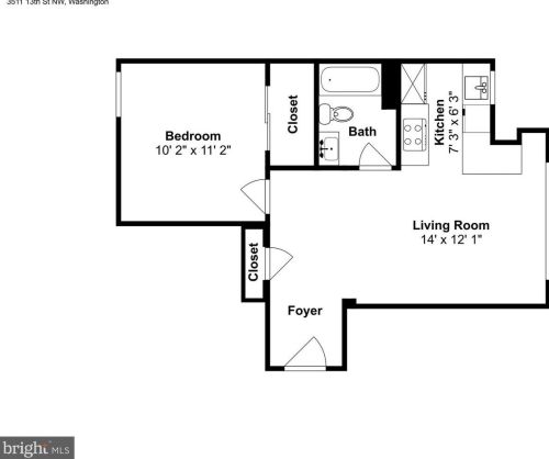 3511 13th St, Washington DC  20010-2075 exterior