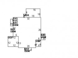 31 Wesley St, Newton MA  02458-1915 floor plan