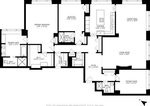 132 Delaware Pl, Chicago IL  60611-3215 exterior