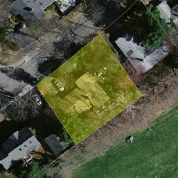 40 Valley Spring Rd, Newton MA  02458-2712 aerial view