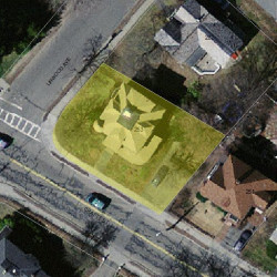 253 Crafts St, Newton MA 02460-1440 aerial view