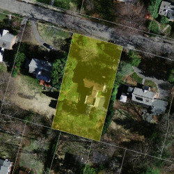 42 Eliot Memorial Rd, Newton MA  02458-2704 aerial view