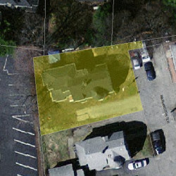 21 Washington Ter, Newton MA 02460-1522 aerial view