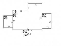 449 Commonwealth Ave, Newton MA  02459-1302 floor plan