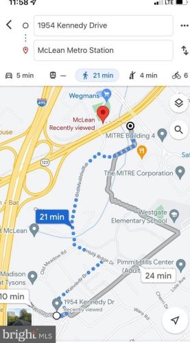 1954 Kennedy Dr, Mc Lean VA 22102-4784 exterior