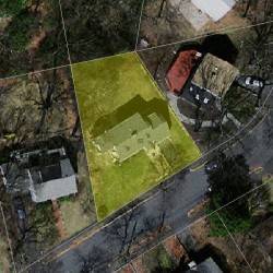 83 Roundwood Rd, Newton MA 02464-1218 aerial view