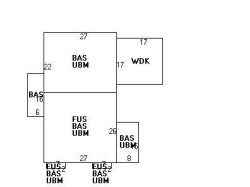 89 Morton St, Newton MA  02459-1029 floor plan