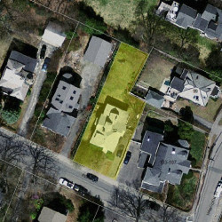 32 Fern St, Newton MA 02466-2207 aerial view