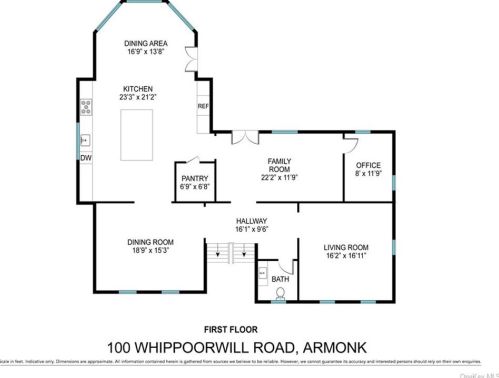100 Whippoorwill Rd, Armonk NY  10504-1463 exterior