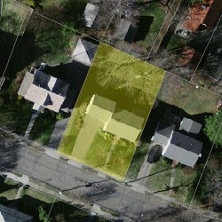 17 Converse Ave, Newton MA 02458-2503 aerial view