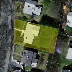 90 Fordham Rd, Newton MA 02465-1226 aerial view