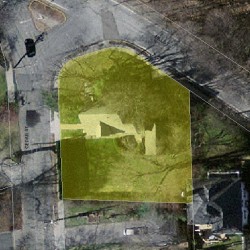 8 Cedar St, Newton MA 02459-1112 aerial view