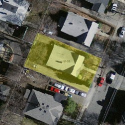 51 Crosby Rd, Boston MA 02467-1172 aerial view